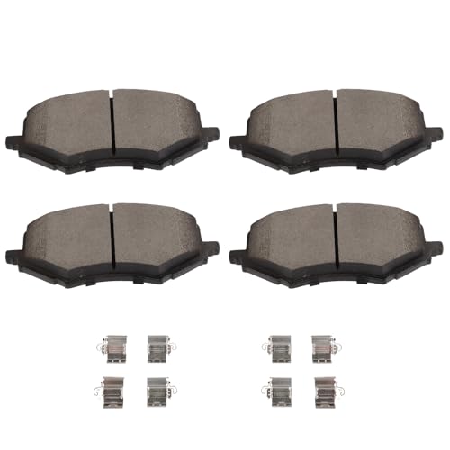 Image of SCITOO D2307-9543 Disc Brake Pads Sets Front Ceramic Brake Pads w /Hardware