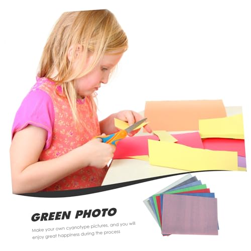 image for Angoily 14sheets Cyanotype Art Printing Paper Kit Sun Activated Nature