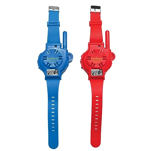 Lexibook, Paw Patrol, Orologi Walkie-Talkies, 2 Pezzi, Portata Fino A 200M/600 Piedi, Torcia, Bussola, Ricaricabile, Blu/Rosso, DMWTW1PA - 5