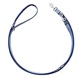 HUNTER NEOPREN Verstellbare Hundeführleine, 1,5 x 200 cm, blau