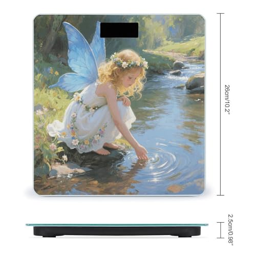 Balanza digital de baño con plataforma en vidrio templado miniatura 2