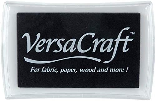VersaCraft Multipurpose water-based pigment ink (VK-182 Real Blac...