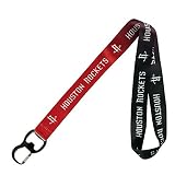 NBA Houston Rockets Ombre Lanyard, Red, One Size