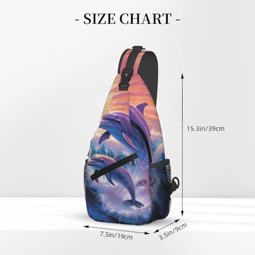 Bolso cruzado para pecho tipo bandolera negro miniatura 3