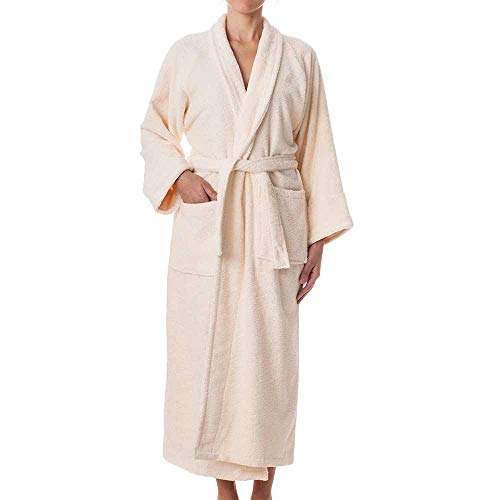 Unisex Terry Cloth Robe - 100% Long Staple Cotton Hotel/Spa Robes - Classic