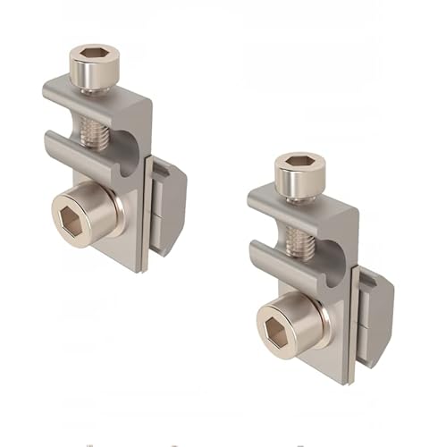 Partsee 2 Stück Solarmodul Erdungsklemme ZU-0102