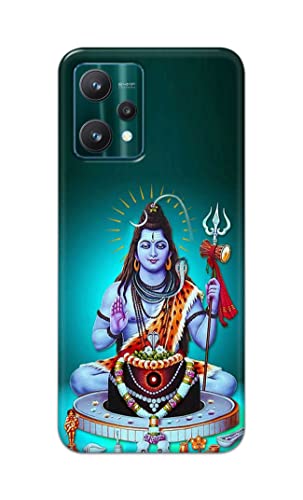 Image of Printed Hard Back Cover Case for Realme 9 Pro 5G Back Cover (Lord Shiva) -1803