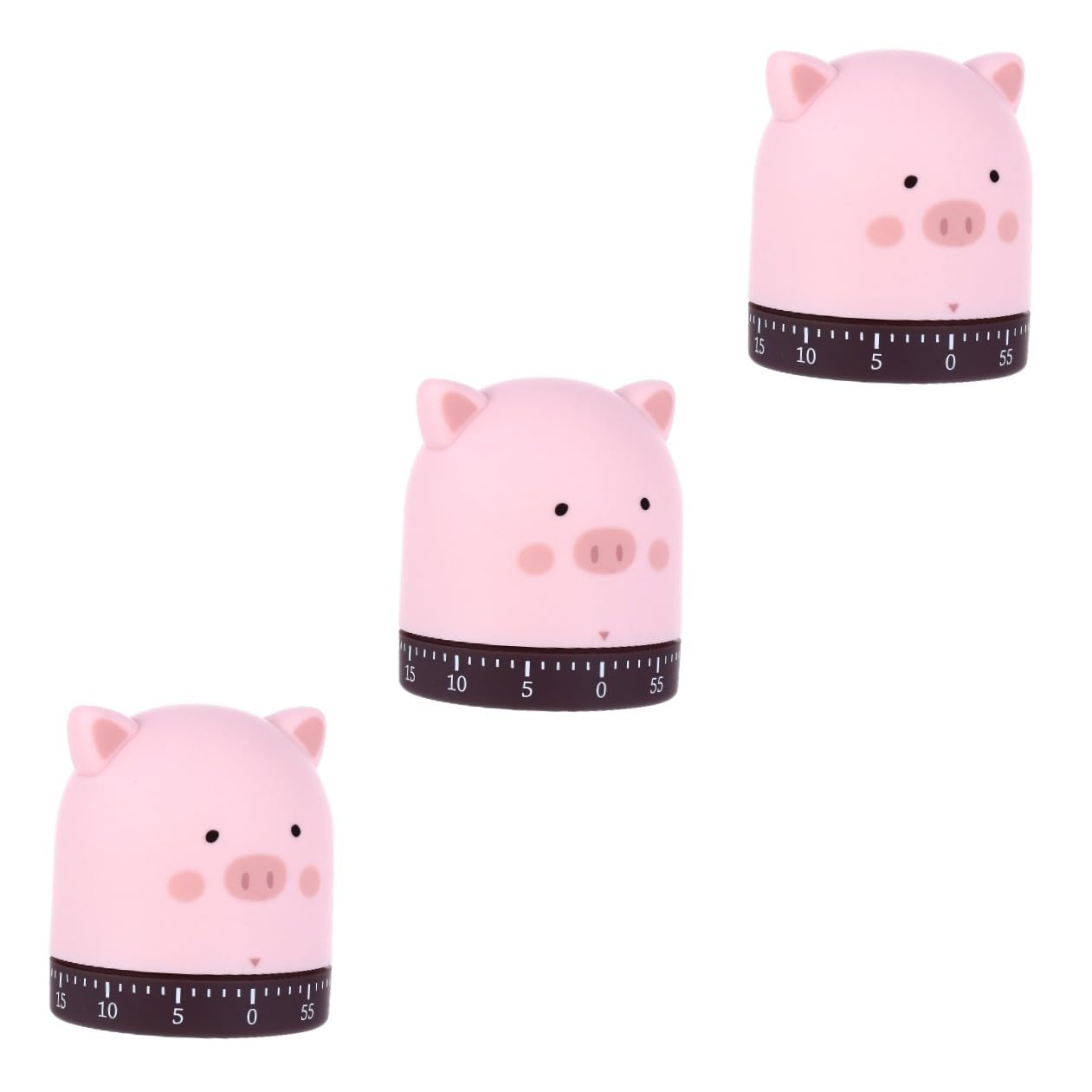 ABOOFAN 3 Pièces minuterie de Cuisine réveil de Cuisine Horloge Digitale réveil pour Enfants minuteur minuterie de réveil Compte à rebours numérique l'horloge Rappel Faire Tourner Abdos