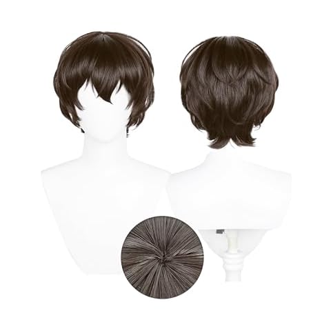 OSIAS Dazai Osamu Deep Brown Wig Cover