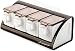 Produktbild Farbe der Wand befestigte Gewürzdose Container Salz Pfeffer Can Gewürz Box Salz Zucker Pot Gewürz Organizer Aufbewahrungsbox Küchenzubehör Mini Lagerbehälter (Color : 4pcs)