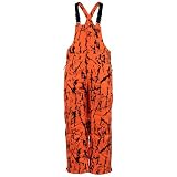 Gamehide Deerhunter Blaze Orange Camo Bib (US, Alpha, X-Large, Regular, Regular, ACENT Ignis)
