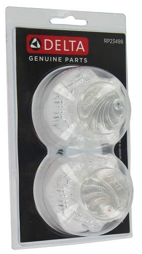 Delta Faucet Rp23498 Two Clear Knob Handle Kit 3.9" X 2.5" #TOP7