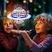 Ivtivfu Flying Orb Ball (Blue, 2025 Upgraded) with Dazzling Lights, Magic Hover Spinner, Cool Boomerang Drone, Floating Cosmic Globe, Kids Toys Gifts for 6 7 8 9 10 Year Old Boys Girls