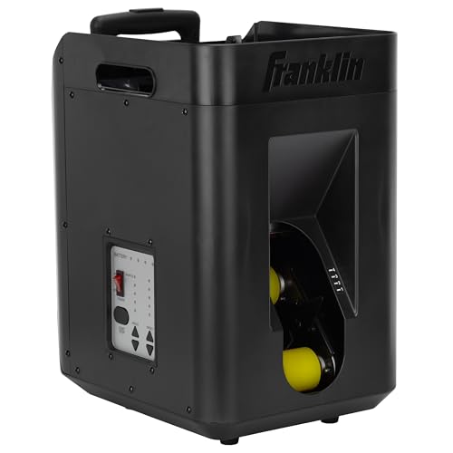 Franklin Sports Pickleball Launcher - Portable Auto Launcher - 5 Speeds 4 Angles Shuffle Mode - Rechargeable - Battery NOT Included