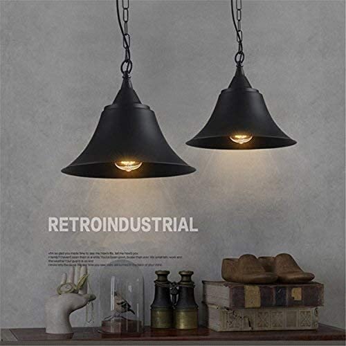 Lámpara de techo mediterránea para barra de cocina y comedor rústico con pantalla de metal domo 4