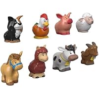 Fisher-Price Little People Pack de 8 Figuras animalitos de la
