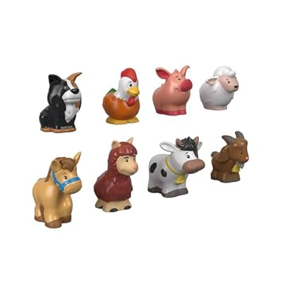 Fisher-Price Little People Pack de 8 Figuras animalitos de la Granja, Juguetes bebés +1 año (Mattel GFL21) | Ya disponible en tu tienda friki favorita! En mundofriki.es!