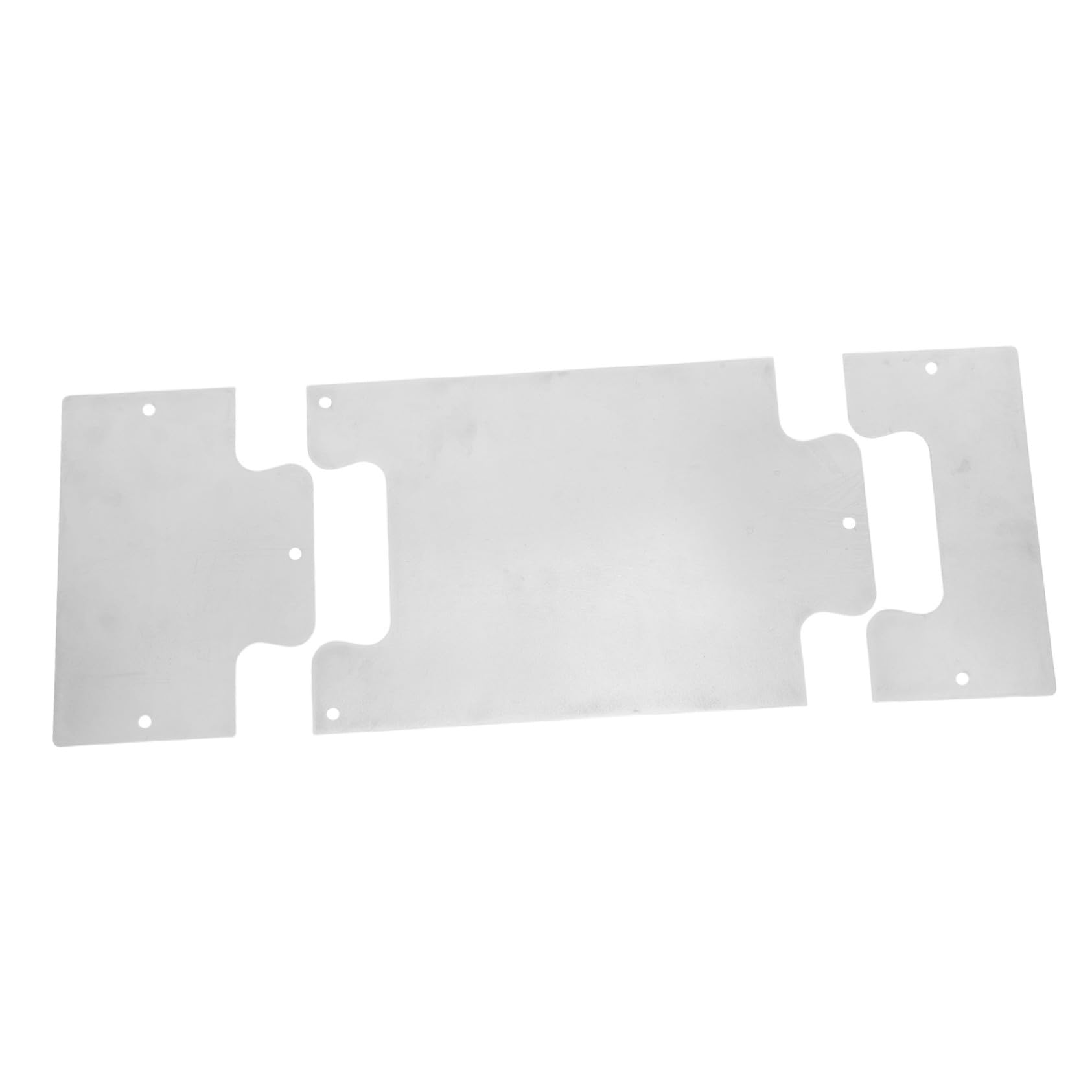 Plaque de protection porte acier inoxydable pour stopper les rayures des bas de portes abîmés