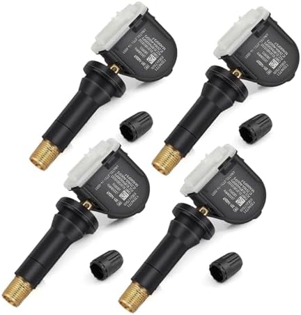 Yikesai Yikesai 4 Pack 13598771 Tire Pressure Sensor Rubber 315MHZ TPMS Tire Pressure Monitoring System for GM Chevy