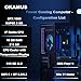 OKAMUS Gaming PC, i7 CPU, GTX 1660 Super 6GB Graphics, 512 GB M.2, 16 GB RAM Pre-Built Computer, RGB Fans x 4, Win 11 Home，WiFi 6 + 5.2/5.3, 550W PSU (i7+GTX 1660S+512GB+16GB)