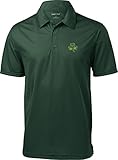 Buy Cool Shirts St Patricks Day Shamrock Patch Pocket Print Textured Polo, Forest, 2XL