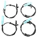 MOSTPLUS Front Rear Left Right ABS Wheel Speed Sensor Compatible for 2000-2004 BMW E53 X5 (set of 4)