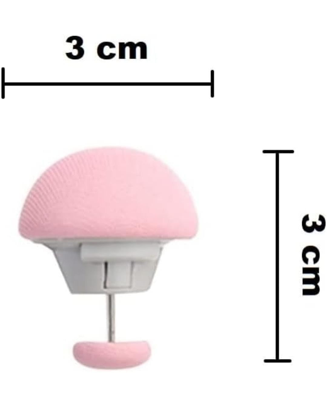 Shipnetic Cotton Mushroom Shape Duvet Clips, Non-Slip Cover Fixator, Comforter Quilt Holder with One-Key Unlock for Blanket Bed Sheet Curtain Socks Mattress Covers Pack of 4- Pink 1