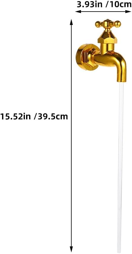 UPKOCH 3 Sets Fountain Spout: Decorative Invisible Water Spout Fountain - Floating Faucet Design for Outdoor - Weather-Resistant Yard Water Feature Supplies