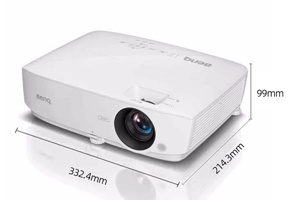 Proyector estéreo 3D, 3300 lúmenes sin Apagar Las Luces, Lente de Vidrio 5G, Altavoces Integrados de 5 W, 300 Pulgadas, Adecuado para la enseñanza de la Oficina de Negocios de Cine en casa