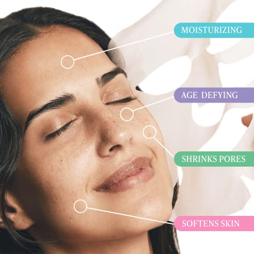 Biorepublic Skincare Biocellulose Facial Sheet Masks | Organic, Nature Inspired, Cruelty Free Facial Masks With Botanical Extracts & Antioxidants | Hydrates, Brightens, Reduces Swelling & Redness | Combo Pack Of 4 #TOP2