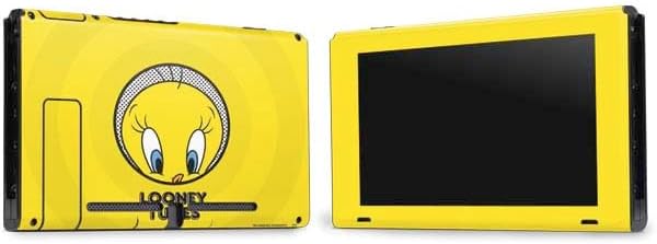 Skinit Decal Gaming Skin Compatible with Nintendo Switch Bundle - Officially Licensed Looney Tunes Tweety Bird Full Design