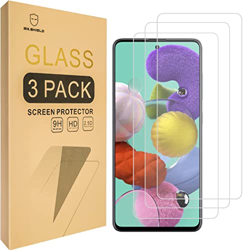 Image of Mr.Shield [3-Pack] Designed For Samsung Galaxy A53 5G [Tempered Glass] [Japan Glass with 9H Hardness] Screen Protector with Lifetime Replacement