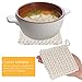 OSALADI Japanese Pot Holders Crochet Woven Hot Dishes Pans Mat Crocheted Pot Holders Weave Cotton Trivets for Hot Dishes Hot Pot Holders, 12CM
