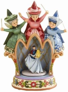 Amazon ディズニートラディション 眠れる森の美女 フローラ フォーナ メリーウェザー妖精 フィギュア ドール 通販