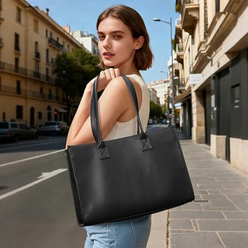 Bolso Tote de Cuero PU Oversize para Mujer miniatura 3