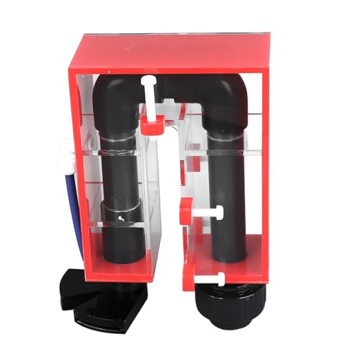 Luocute Water Tanks Overflow Box, Acrylic Material Wall Mounted Circulating Water Pumps Return Box...