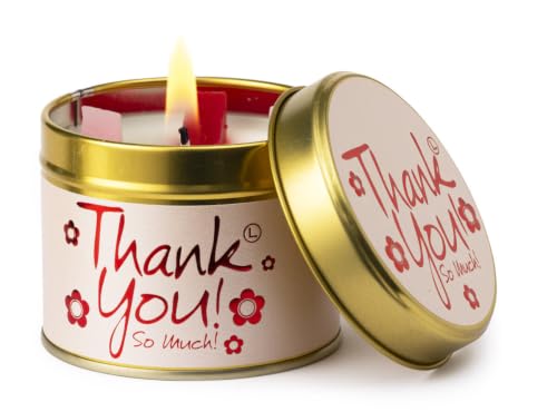 Lily-Flame Thank You Tin Pink Gift