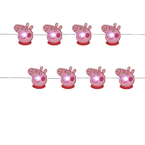 Kurt Adler PA9171 20-Light LED Peppa Pig Fairy Lights