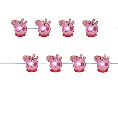 Kurt Adler 20 LED Peppa Pig Fairy Lights