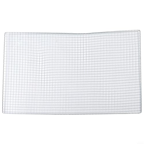 Grille de barbecue en acier inoxydable pour barbecue, grille de barbecue pour extérieur, jardin, camping, voyage, randonnée (60 x 40 cm)