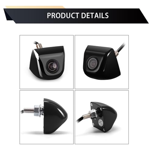 Image of 1 PC Rear View Backup Camera, Waterproof Night Vision Recorder, 170 Degrees Image Imaging Equipment, Automotive Blind Spot Monitor, Universal for Most Vehicles (Black), LEESXT1000BL-1PC