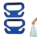 Handle Magic (2 Units) – Ergonomic Shopping Bag Handle | Comfort Grip for Grocery Bags | Lightweight Household Accessory for Daily Shopping & Travel (Blue)