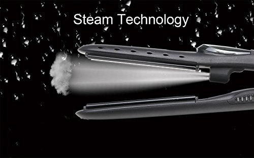Plancha de Pelo Profesional de Cerámica con Vapor Digital miniatura 7