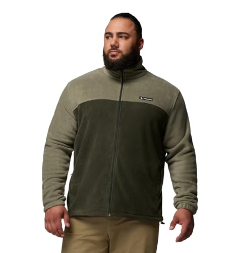 Image of Columbia Men's Steens Mountain 2.0 Full Zip Fleece Jacket, Stone Green /Greenscape, Small
