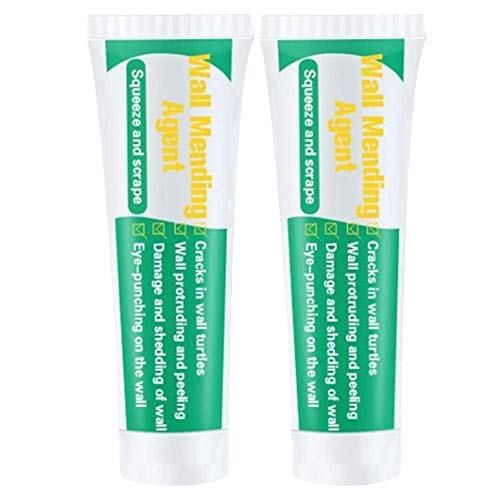 Crema reparadora de Pared, reparador de Grietas para Pared, reparación de Secado rápido, Crema para la Cocina del hogar (2PCS)