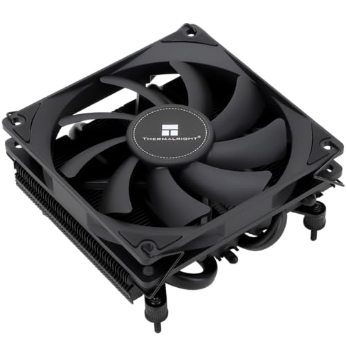 TR-AXP90 X36 Black Low Profile CPU Cooler, 36mm Height, TL-9015B Slim PWM CPU Fan, AGHP Technology, Computer ITX CPU Heatsink Cooler, for AMD:AM4 AM5/Intel 1150/1151/1200/1700/1851