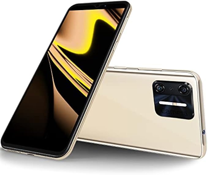 XGODY X13 Unlocked Smartphone, 6.1 Inch 2022 4G Dual SIM and Dual 5MP Camera Cheap Cell Phone, Android 9.0 OS Phones, 3000mAh Massive Battery, Face Recognition (Gold)