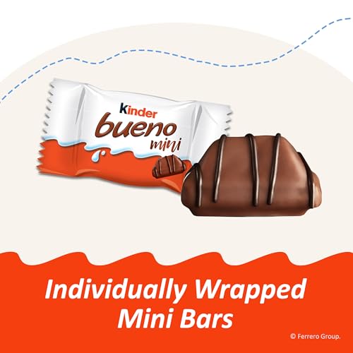 Kinder Bueno Mini Chocolate Bites, Hazelnut Cream, Party Pack, 23.8 Oz - image 8