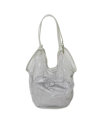 [ナノ・ユニバース] メッシュトートバッグ レディース F 021 L.グレー 669-6132300