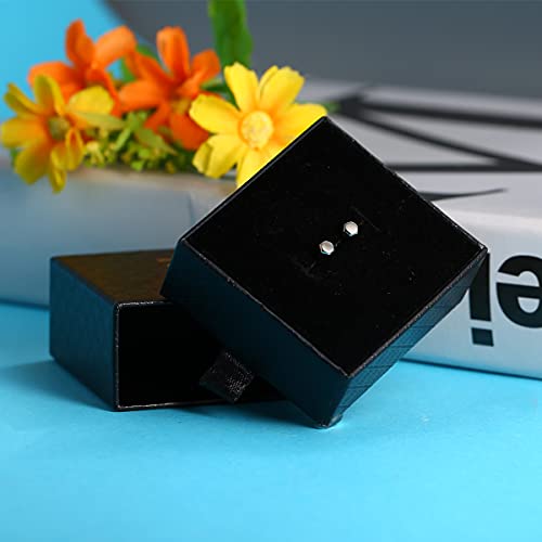 G23 Titanium Earrings Studs Small Hexagon Earring High Polished, Tgnel Pure Titanium Helix Cartilage Tragus Earrings For Women Men, Hypoallergenic Earrings For Sensitive Ears #TOP6